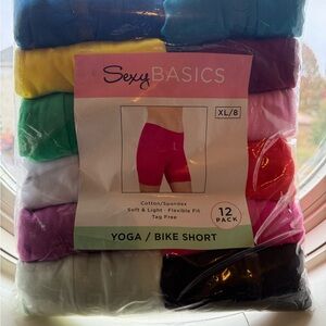 Asics Kids Bike/Yoga Shorts - Colorful Variety Pack